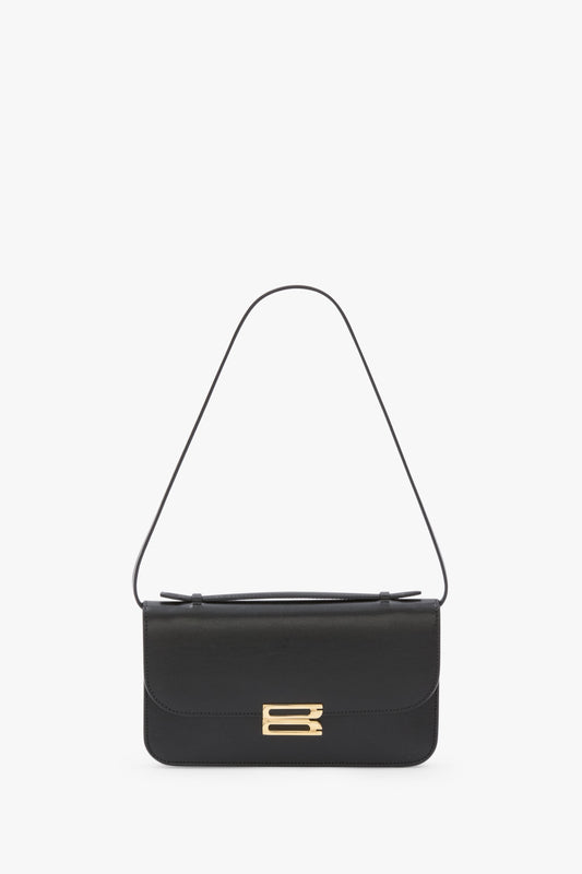 Dorian Pochette In Black Smooth Leather