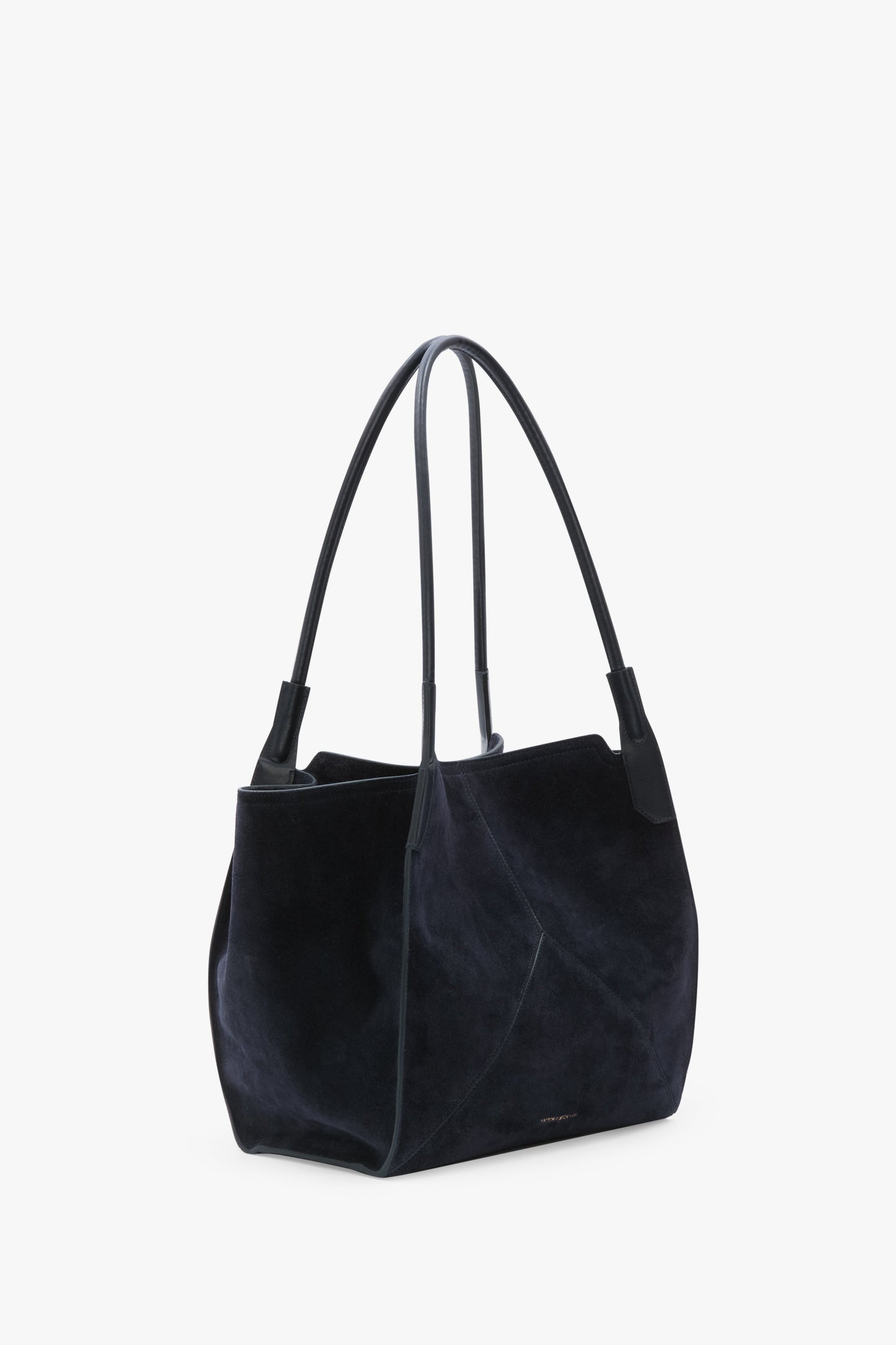 Victoria Tote In Navy Suede