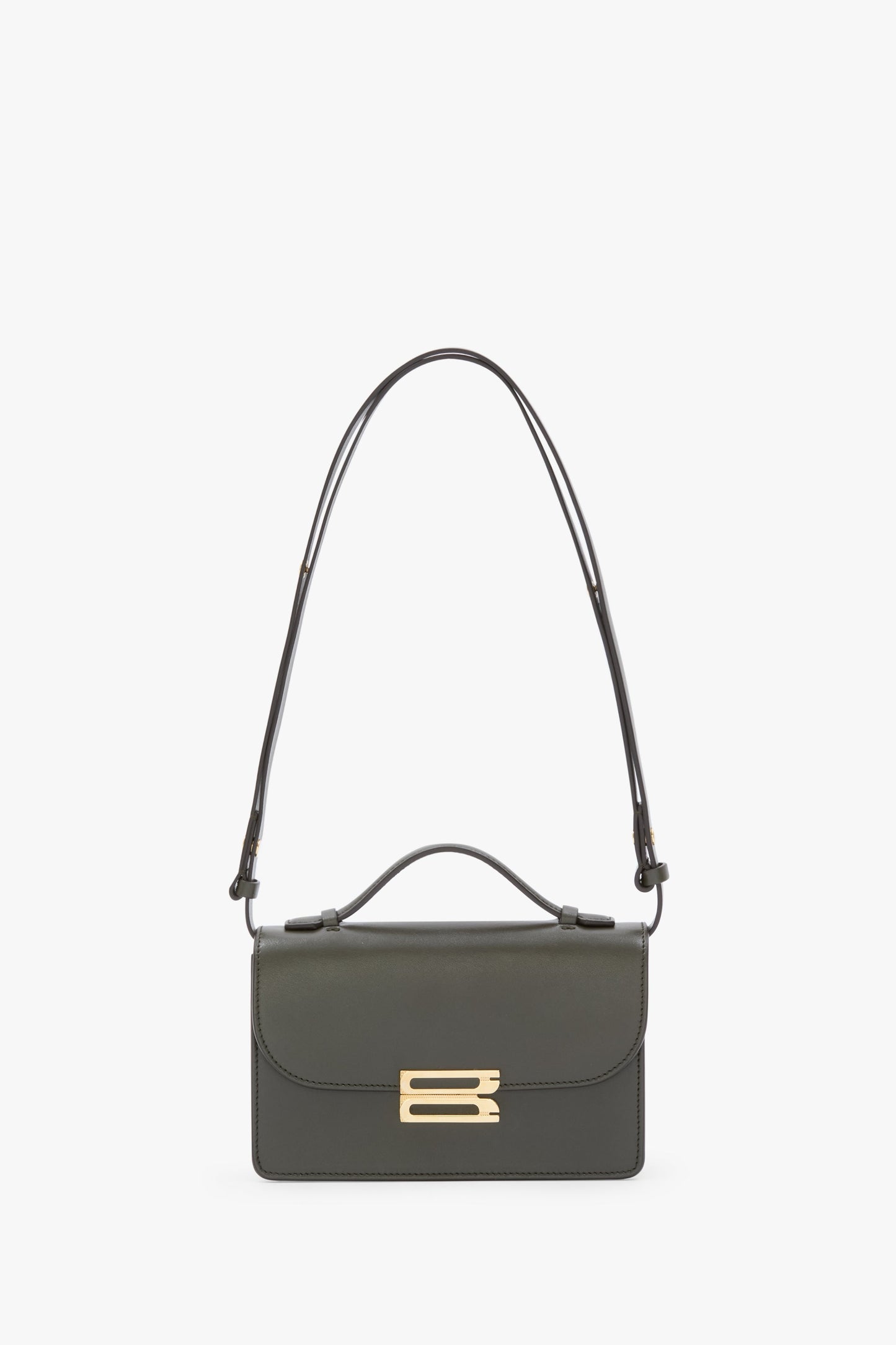 Mini Dorian Bag In Dark Olive Smooth Leather