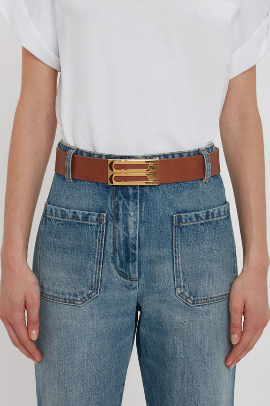 Jumbo Dorian Belt In Tan Leather