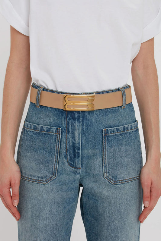 Jumbo Dorian Belt In Camel Leather