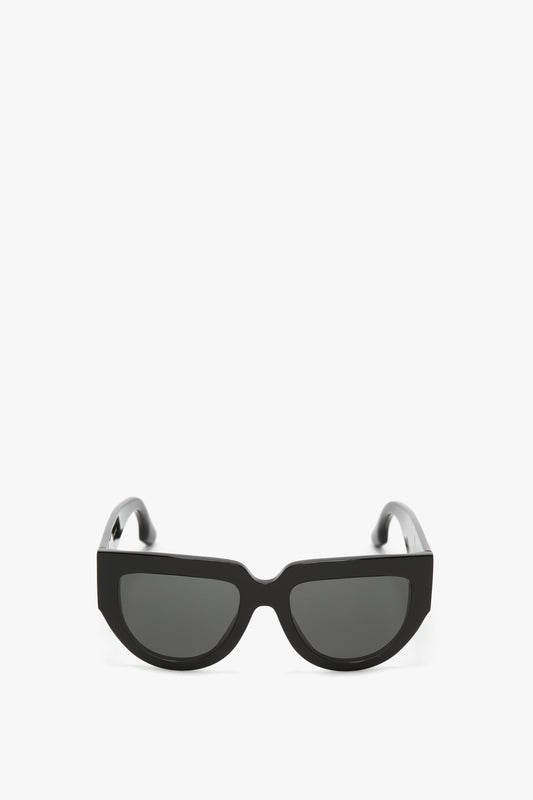 Soft Square Acetate Sunglasses In Black