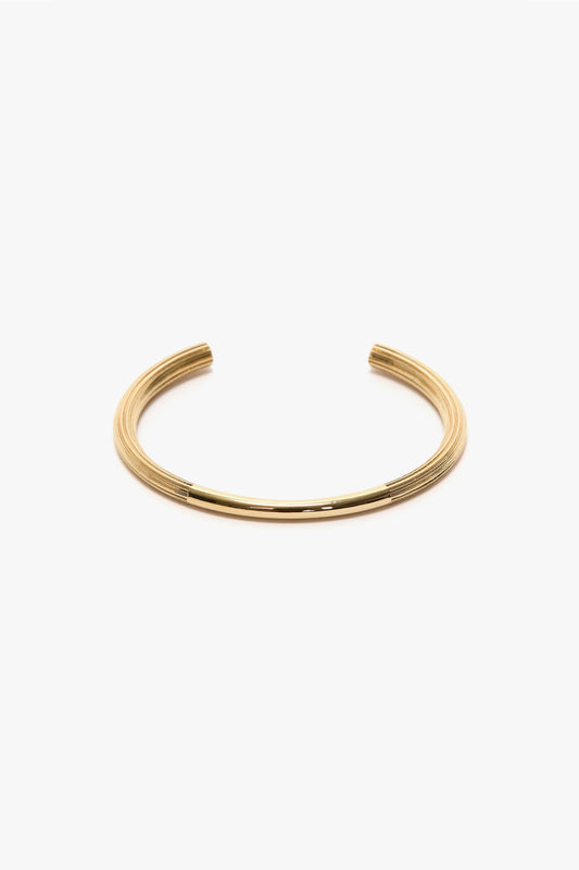 Cufflink Bracelet In Light Gold