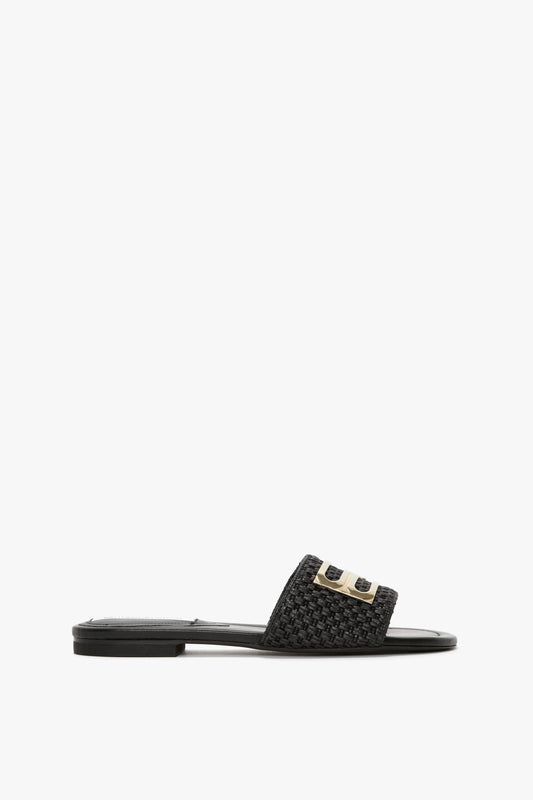 Dorian Slide In Black Leather