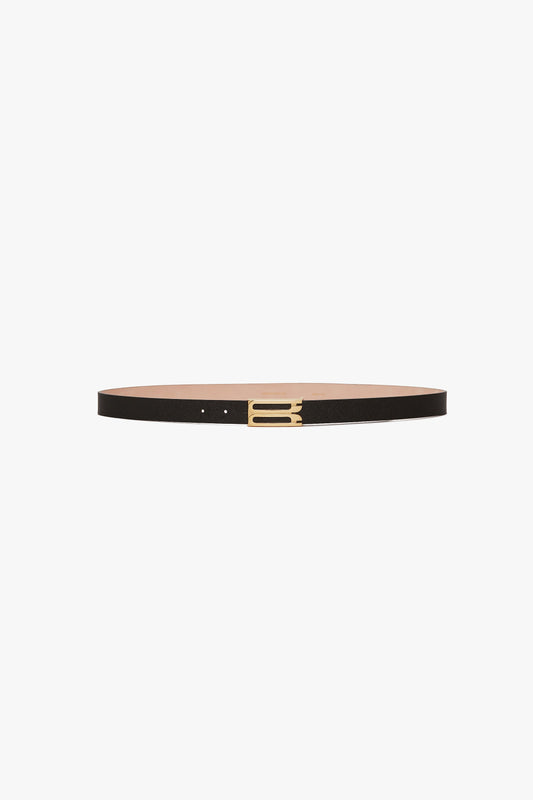 Dorian Belt In Black Grained Leather