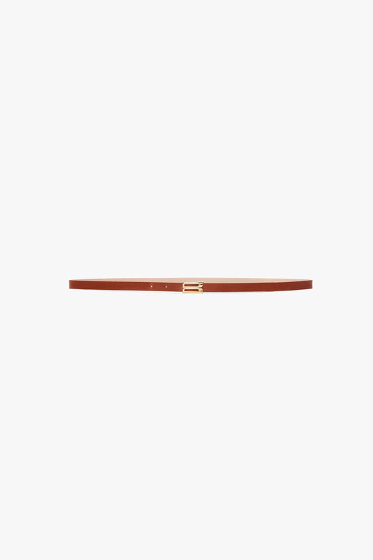 Micro Dorian Belt In Tan Leather