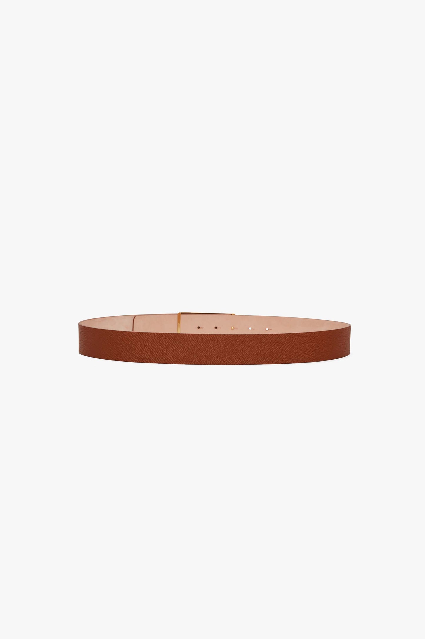 Jumbo Dorian Belt In Tan Grained Leather