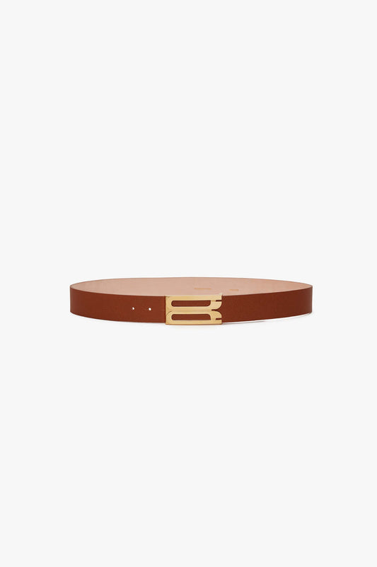 Jumbo Dorian Belt In Tan Grained Leather