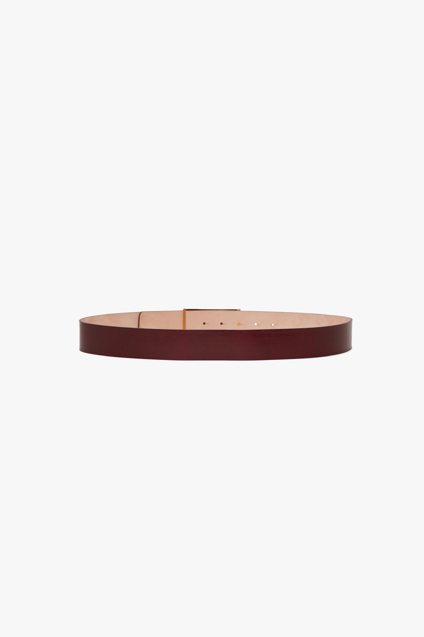 Jumbo Dorian Belt In Burgundy Leather