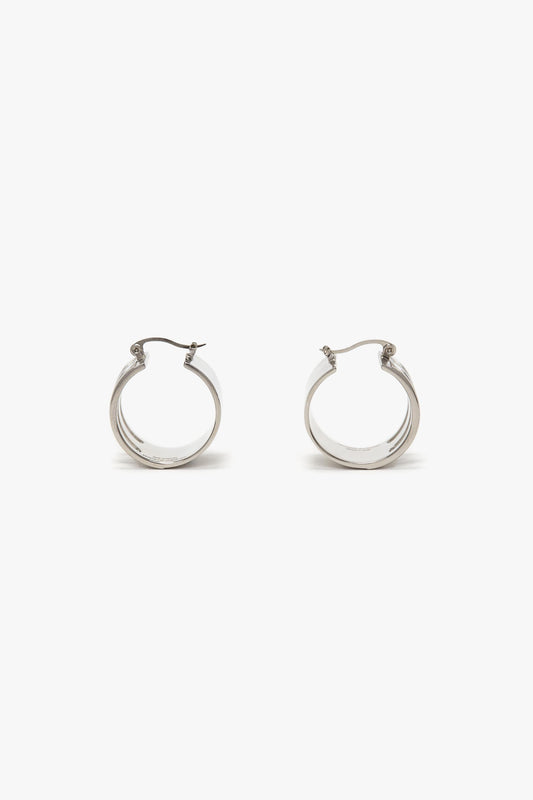 Dorian Hoop Earrings In Silver